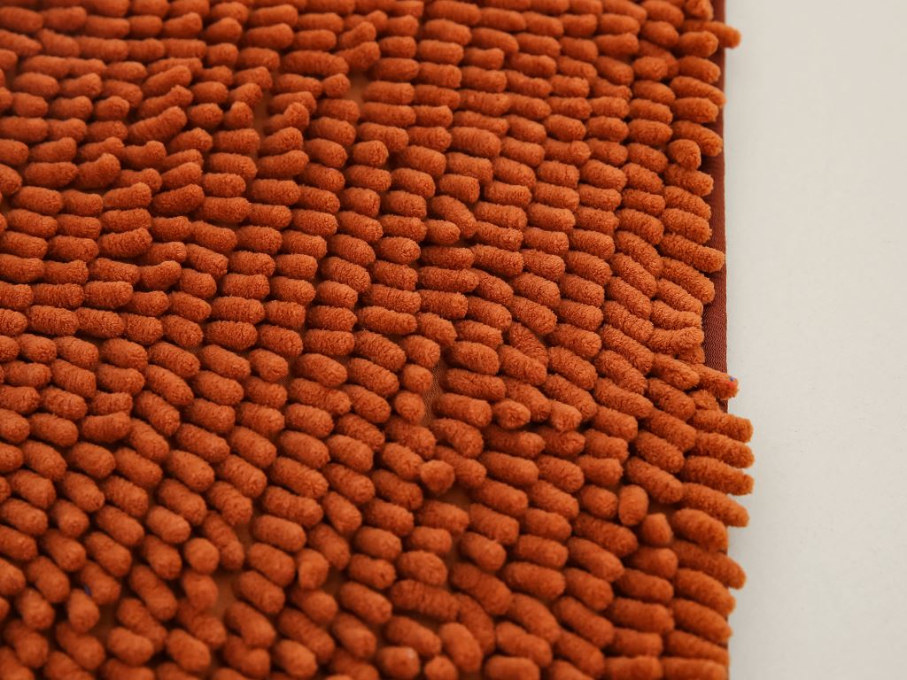 Thảm lau chân siêu thấm hút sợi Mcrofiber  (màu cam) - Hàng Nhật nội địa