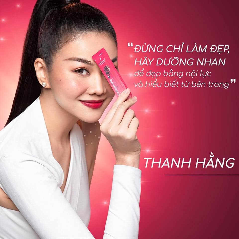 Thạch Collagen Dưỡng Da Sakura Premium Collagen Jelly dưỡng trắng, chống lão hóa