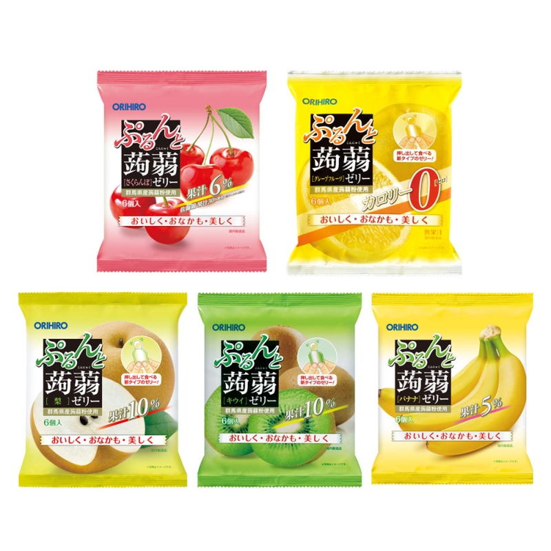 Thạch Orihiro vị lê 20gx6 - Hàng Nhật nội địa