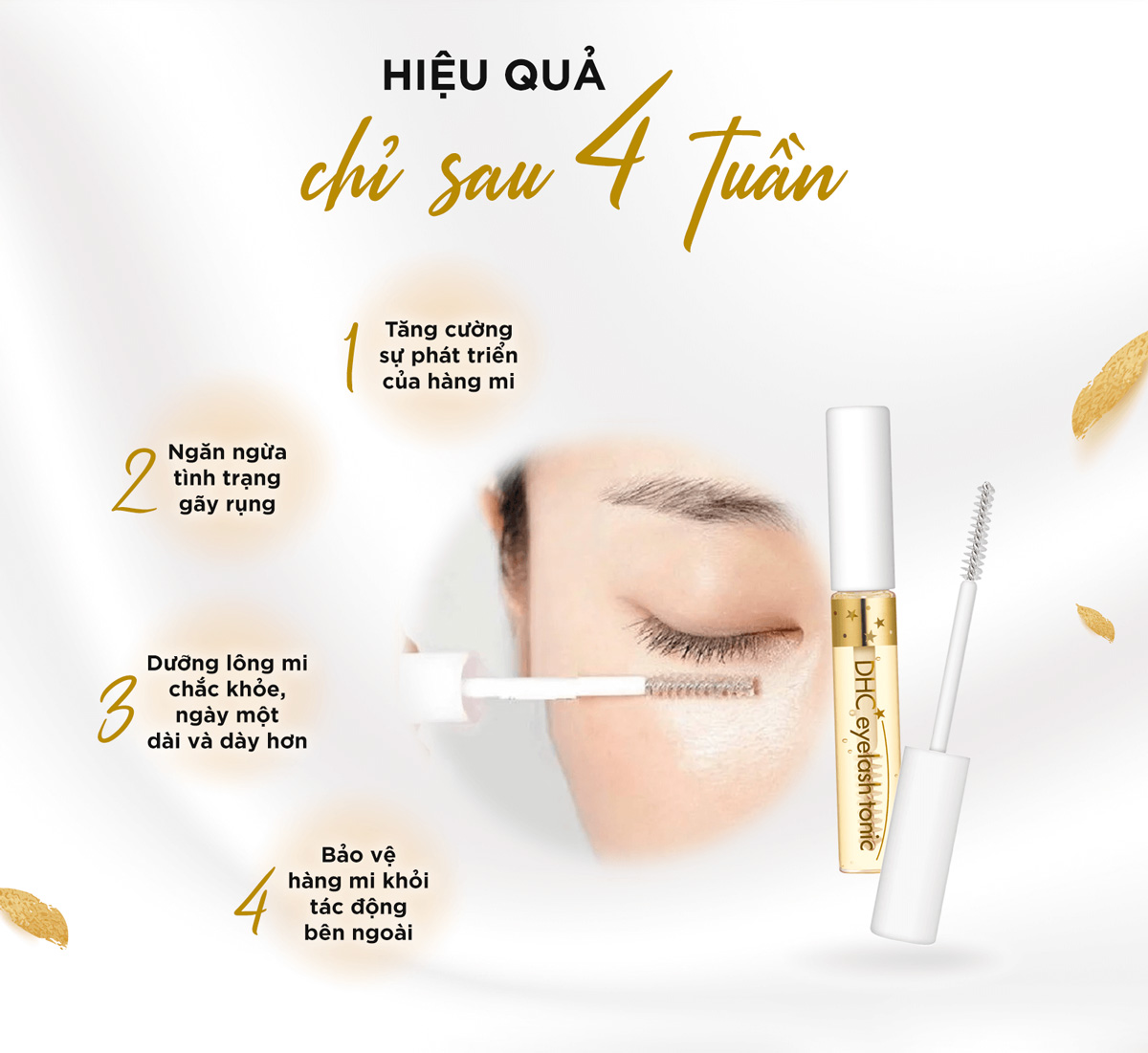 Tinh chất dưỡng mi DHC Eyelash Tonic 6.5ml (NEW) - Hàng Nhật nội địa