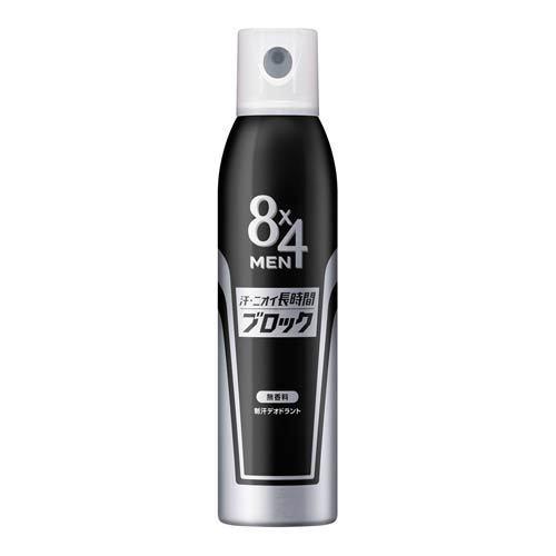 Xịt khử mùi 8x4 men chai đen 135g - Hàng Nhật nội địa
