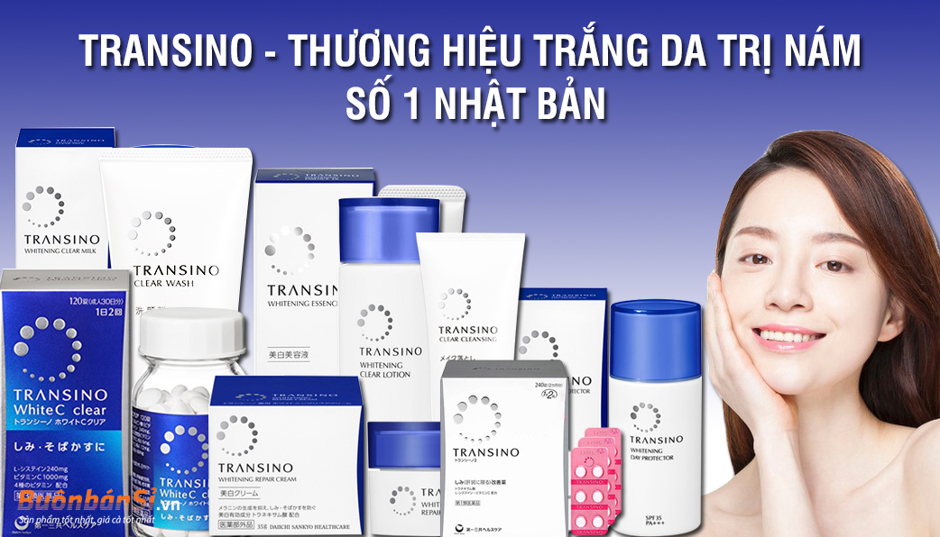 Combo bộ 3 sản phẩm đặc trị nám, dưỡng trắng da Transino Nhật Bản - Hàng Nhật nội địa