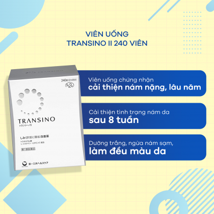 Viên uống trị nám Transino Whitening 240 viên - Hàng Nhật nội địa