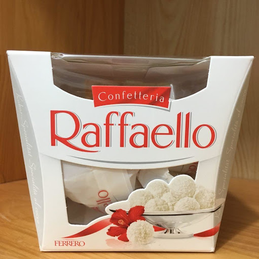 (Ý) Socola Dừa Raffaello Confetteria Ferrero 150g new