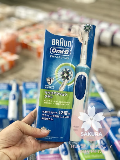 Bàn chải đánh răng điện Oral-B Braun bản nội địa Nhật