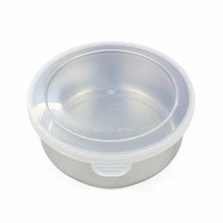 Hộp inox đựng thực phẩm có nắp dáng tròn Echo 10cm -  Hàng Nhật nội địa