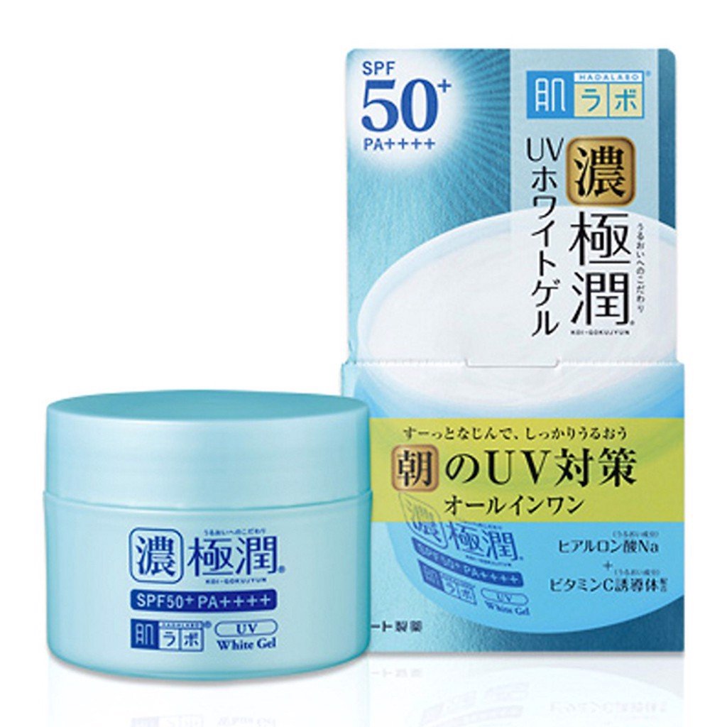 Gel Dưỡng Và Chống Nắng HadaLabo SPF50+ PA++++ 90g - Hàng Nhật nội địa