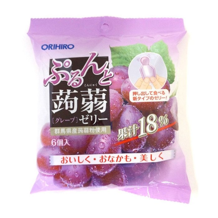 Thạch Orihiro vị nho 20gx6 - Hàng Nhật nội địa