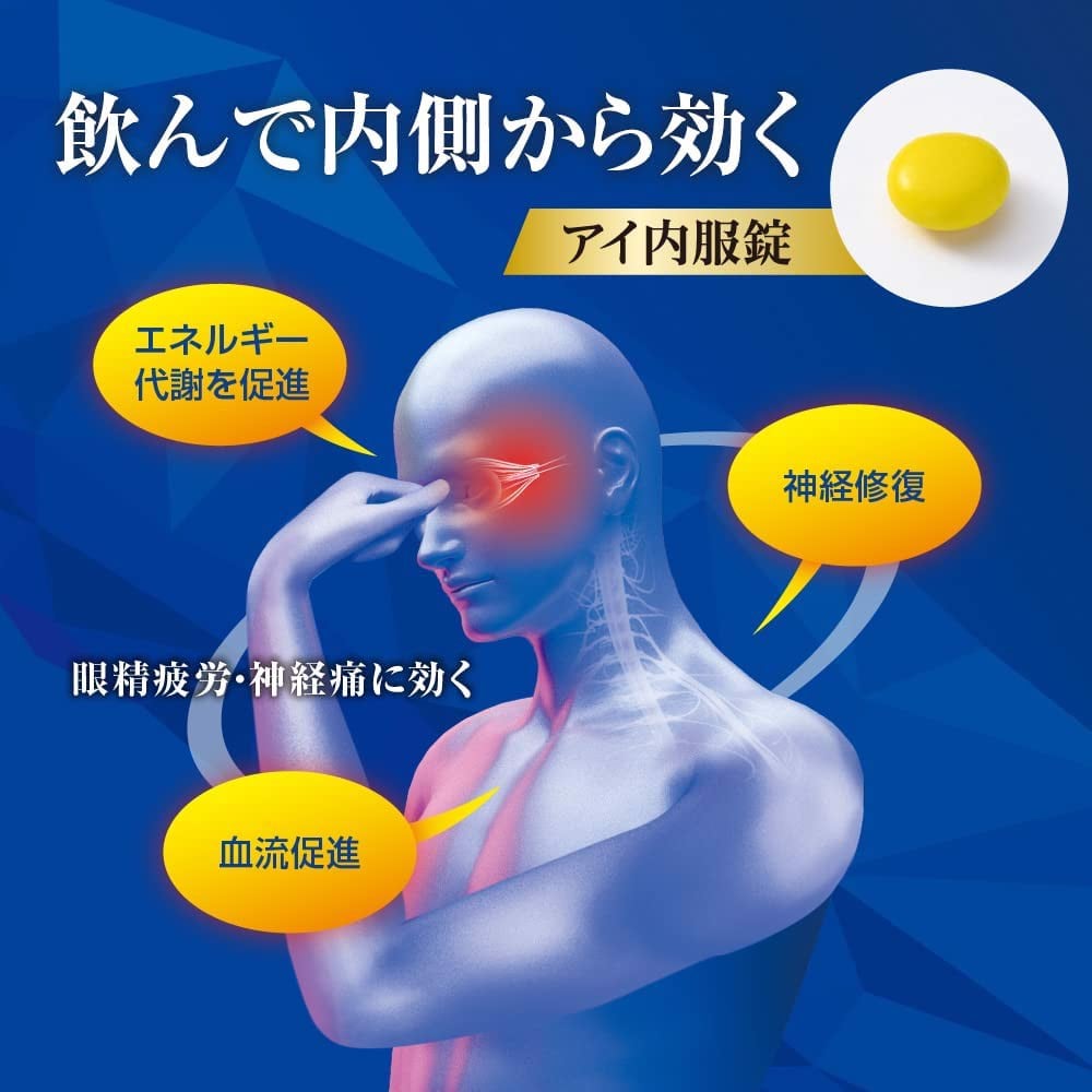 Viên uống bổ mắt V Rohto Premium Eye Oral Tablets 40 ngày ( 80 viên) - Hàng Nhật nội địa
