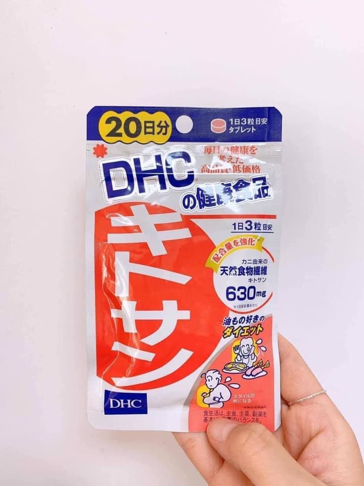 Viên uống giảm mỡ bụng DHC Chitosan gói 20 ngày ( 60 viên) - Hàng Nhật nội địa