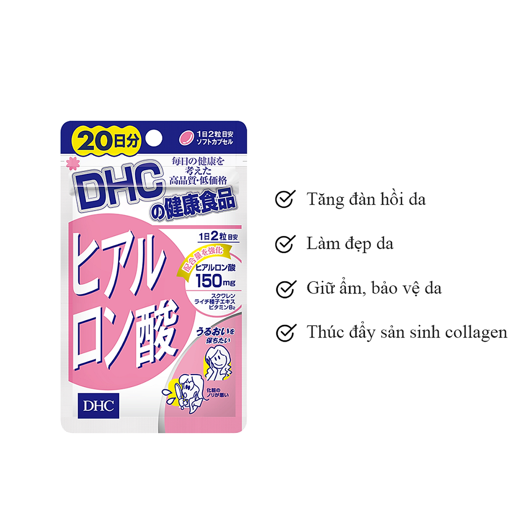 DHC viên uống đẹp da cấp ẩm 60 ngày