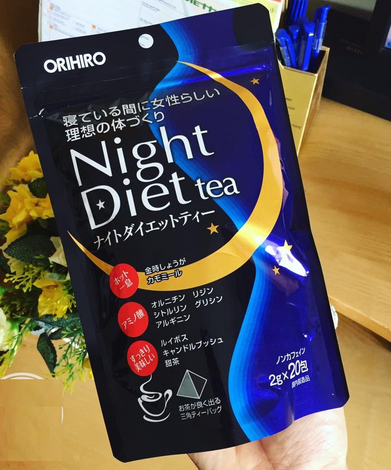 Trà Giảm Cân Orihiro Night Diet Te( cộng 4 gói)