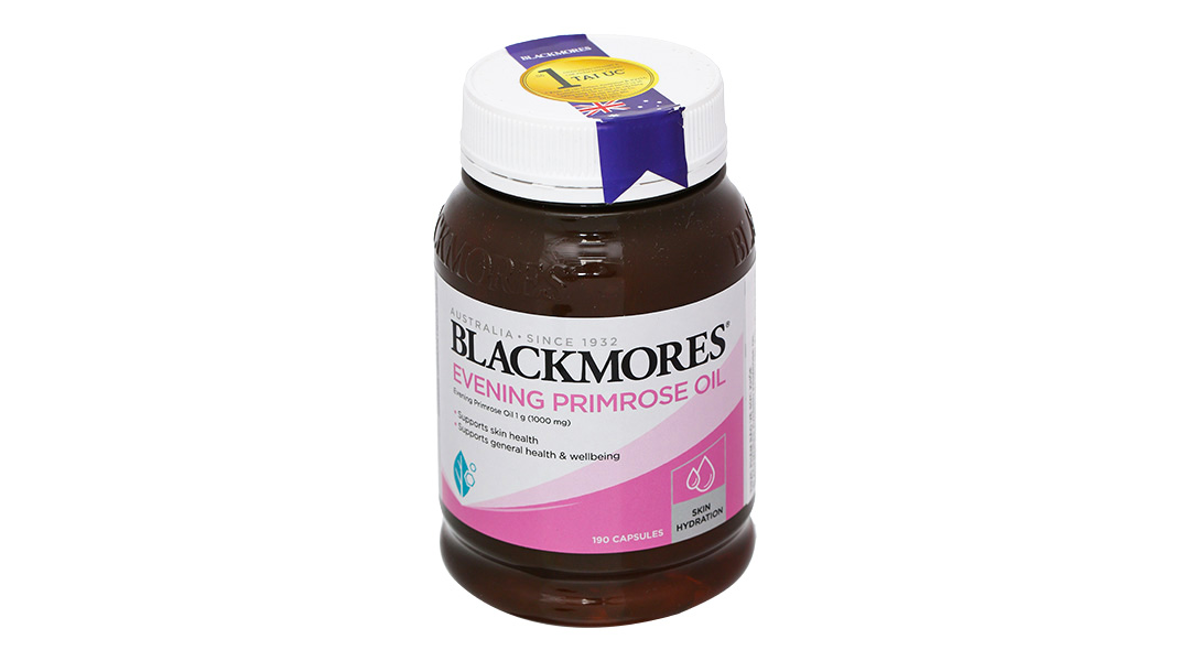 ( Úc) Tinh dầu hoa anh thảo Blackmores Evening Primrose Oil hỗ trợ nội tiết tố nữ lọ 190 viên
