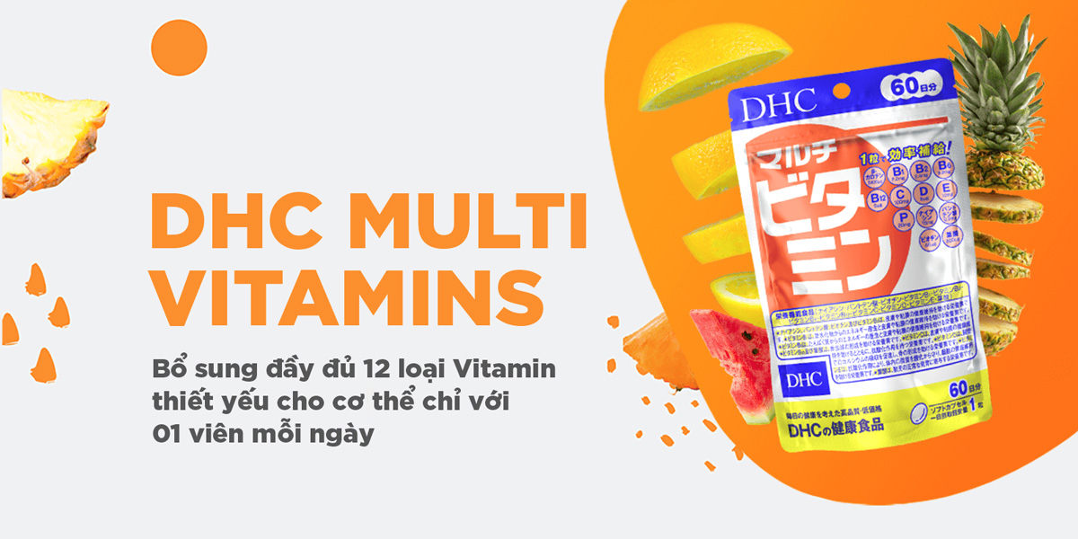 Viên Uống Vitamin Tổng Hợp DHC Multi Vitamin - Hàng Nhật nội địa