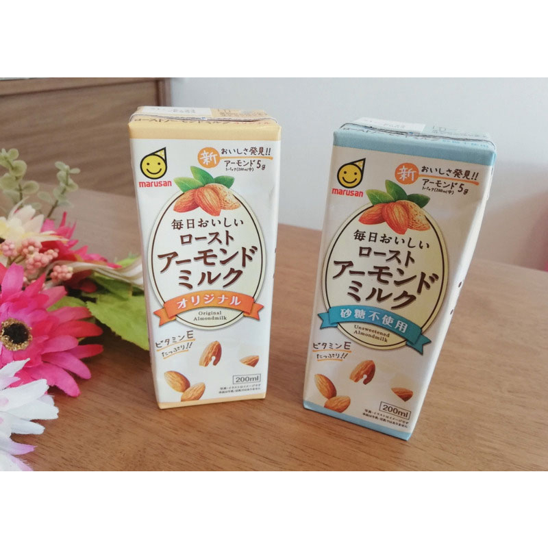 Sữa hạnh nhân Marusan 200ml có đường - Hàng Nhật nội địa