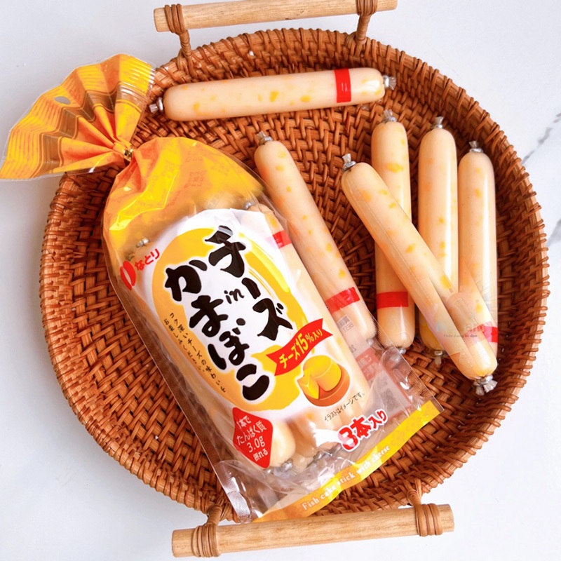 Xúc xích cá tuyết phô mai 8 chiếc 232gr - Hàng Nhật nội địa