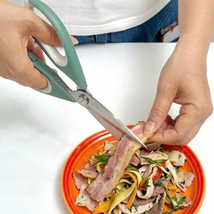 Bộ 2 kéo làm bếp 2 độ dài Mirai - Hàng Nhật nội địa