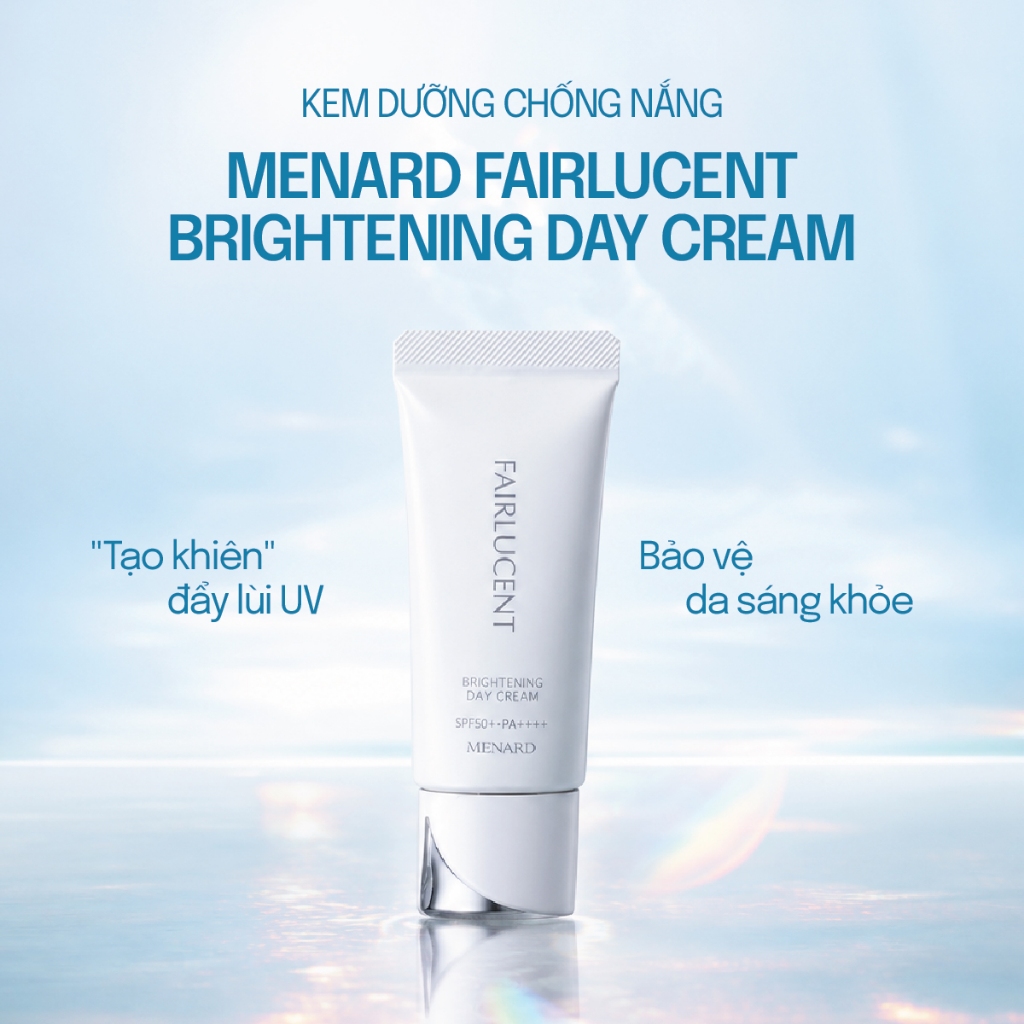 Kem Dưỡng Ngày Chống Nắng Cao Cấp Menard Fairlucent Day Cream 40g - Hàng Nhật nội địa