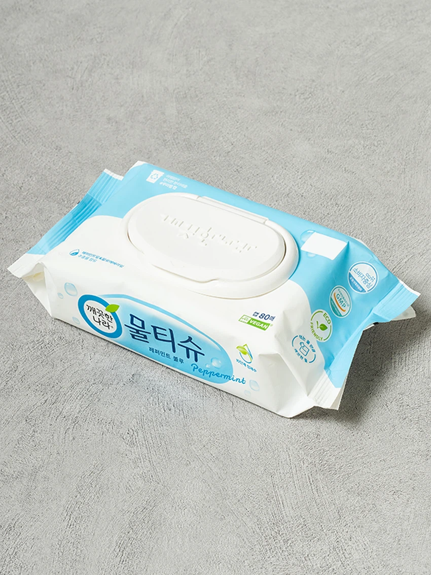 Giấy ướt Kleannara 10 tờ hướng bạc hà