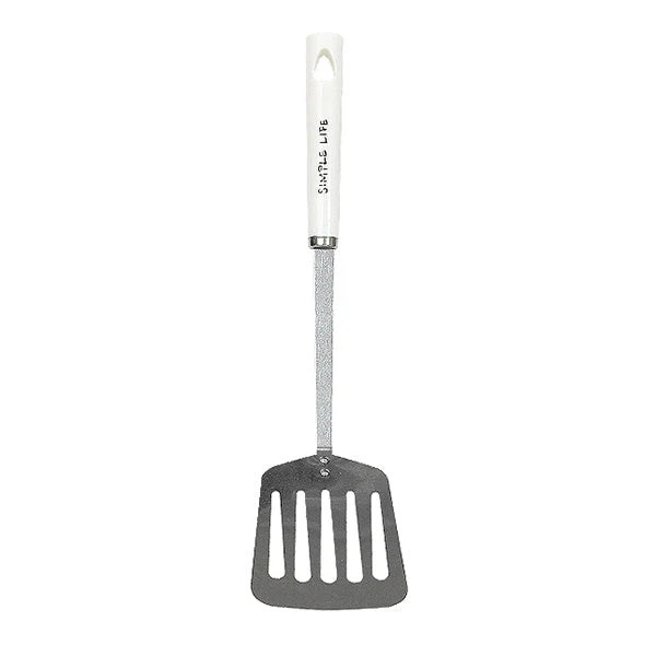 Xẻng lật có rãnh inox, tay cầm chống nóng Echo 31cm- Hàng Nhật nội địa
