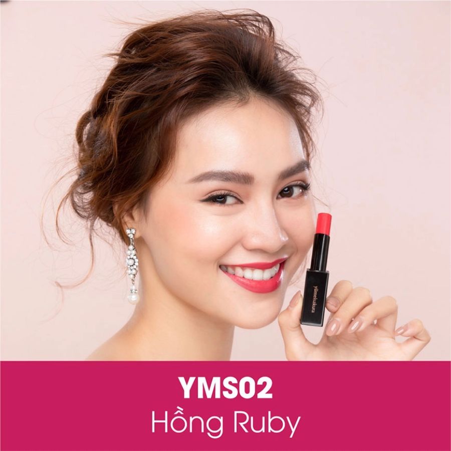 Son Dưỡng YumeiSakura Collagen YMS02,YMS07 Ruby - Hàng Nhật nội địa