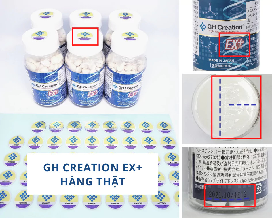 Viên Uống Tăng Chiều Cao 270 Viên GH Creation EX+ -  Hàng Nhật nội địa