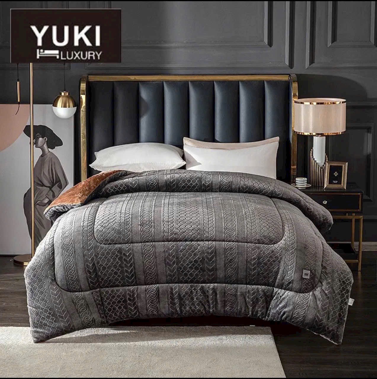 Chăn lông cừu  Yuki Luxury 4kg - Hàng Nhật nội địa