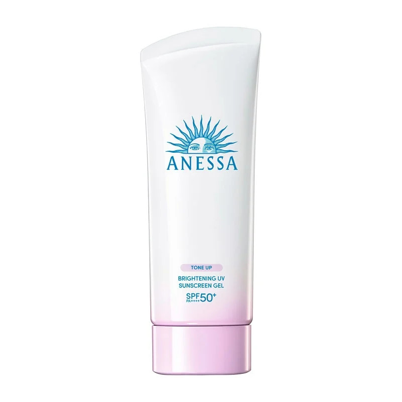 ( New 2024) Gel Chống Nắng Dưỡng Sáng Da Nâng Tông Anessa Brightening Uv Sunscreen Gel 90g - Hàng Nhật nội điạ