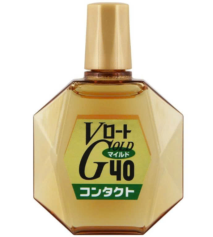 Thuốc nhỏ mắt V Rohto Gold giảm mờ mắt và mỏi mắt 20ml ( phù hợp người lớn tuổi) - Hàng Nhật Nội Địa