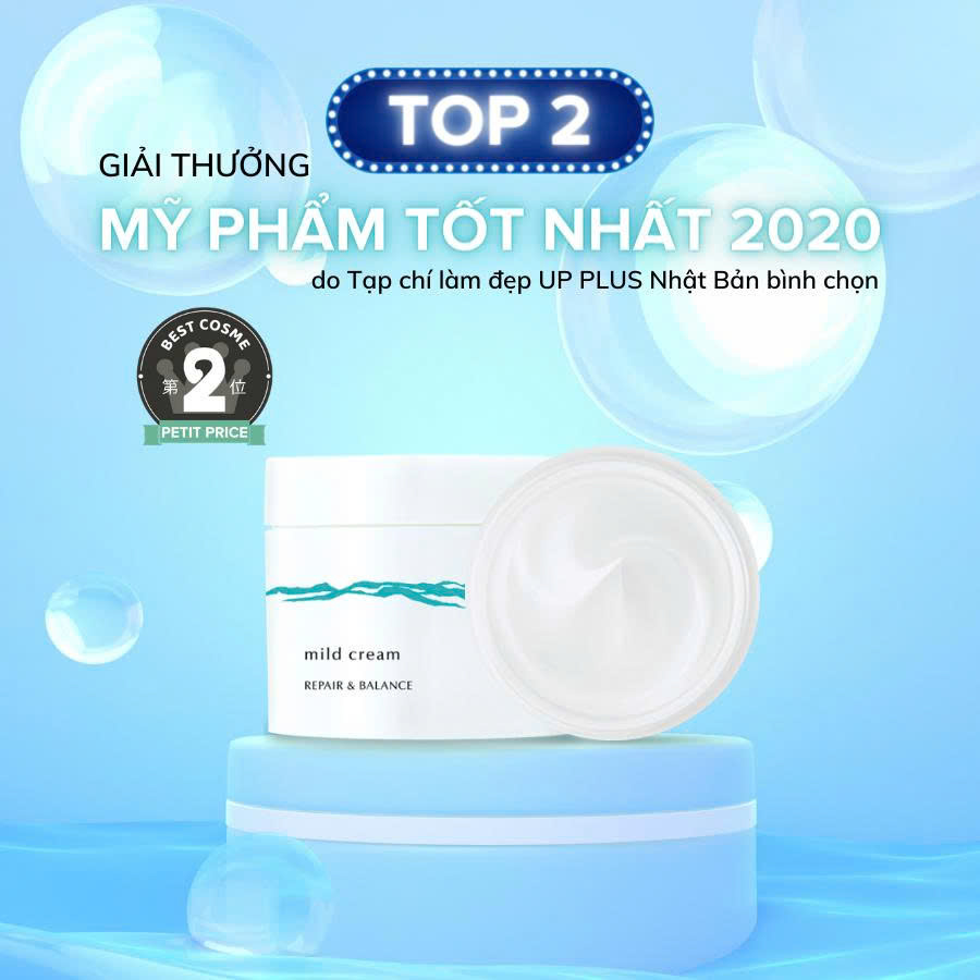 Kem dưỡng dịu nhẹ cho da nhạy cảm Meishoku Repair & Balance 45g - Hàng Nhật Nội Địa