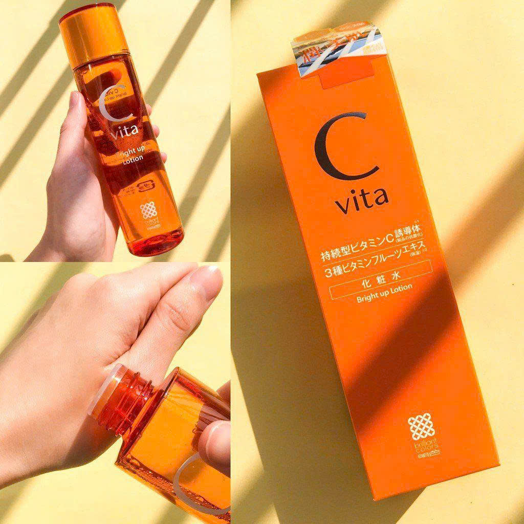 Nước Hoa Hồng Dưỡng Sáng Da Meishoku C Vita Bright Up Lotion 150ml - Hàng Nhật Nội Địa