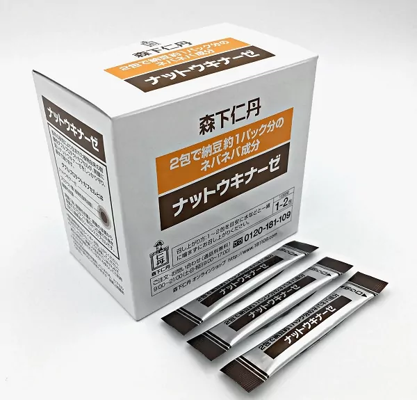 Bột uống Nattokinase Jintan hỗ trợ phòng ngừa đột quỵ, tai biến, giảm mỡ máu 60 gói - Hàng Nhật chính hãng