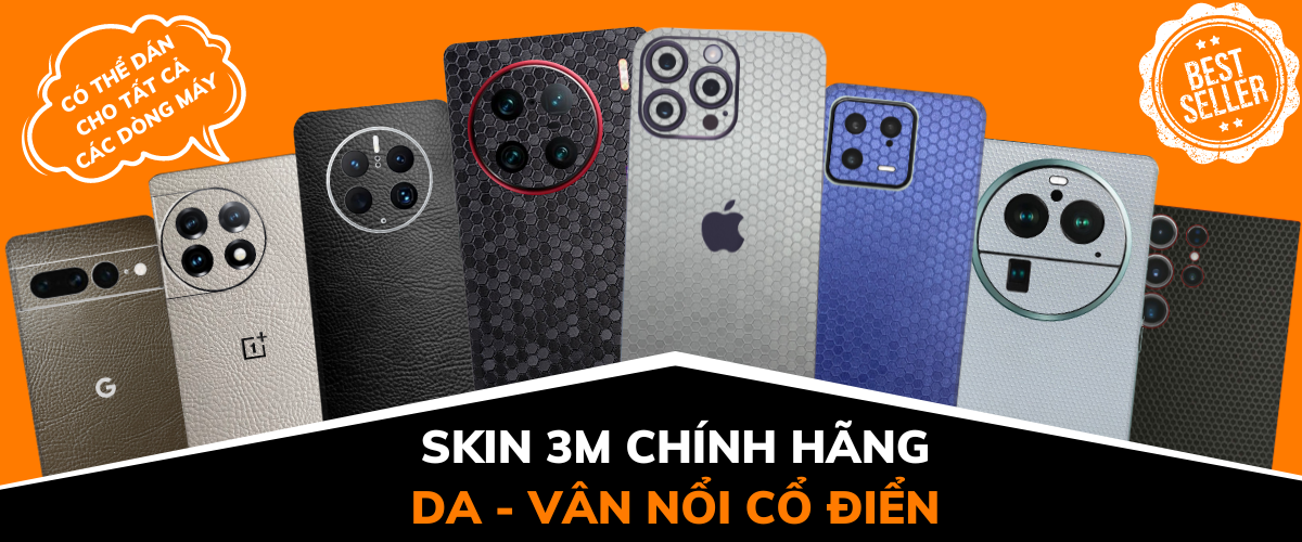 TỔNG HỢP TẤT CẢ NHỮNG MẪU SKIN 3M CHÍNH HÃNG TẠI HUỲNH TÂN STORE