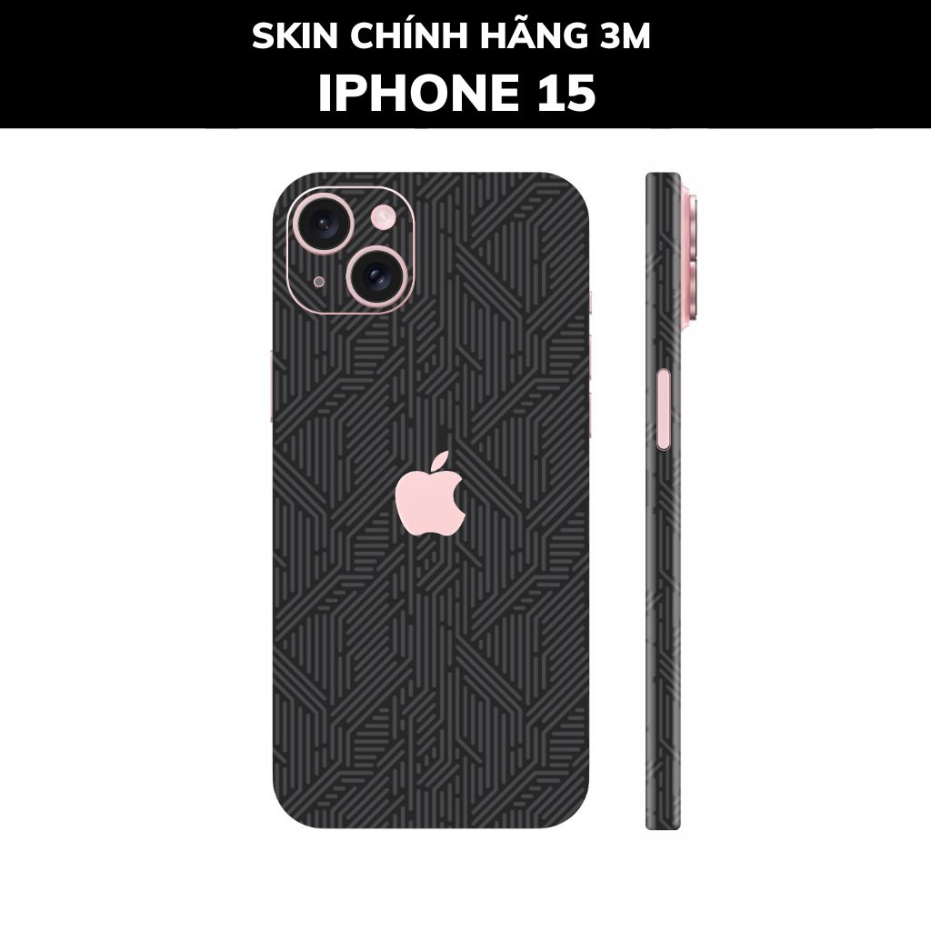 Dán skin điện thoại Iphone 15, Iphone 15 Plus full body và camera nhập khẩu chính hãng USA phụ kiện điện thoại huỳnh tân store - PATTEN TEXTURE 02 - Warp Skin Collection