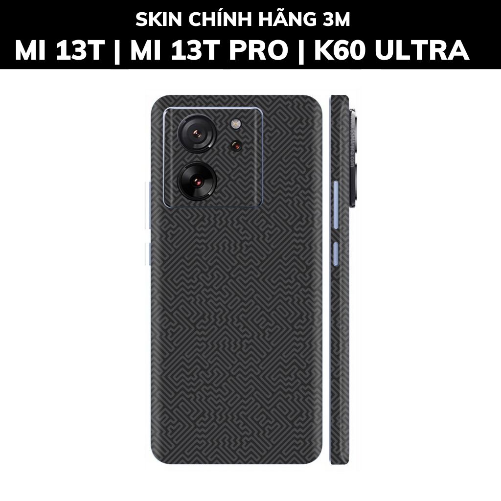 Dán skin điện thoại Mi 13T | Mi 13T Pro  | K60 Ultra full body và camera nhập khẩu chính hãng USA phụ kiện điện thoại huỳnh tân store -  PATTEN TEXTURE 01 - Warp Skin Collection