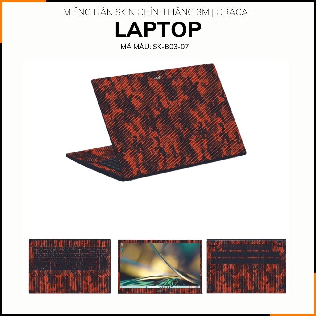 Dán skin laptop asus, dell , acer, hp, msi chính hãng ORAFOL nhập khẩu ĐỨC - SKIN 3M - LAPTOP - MAMBA  ORANGE - SK B03 07 phụ kiện điện thoại huỳnh tân store