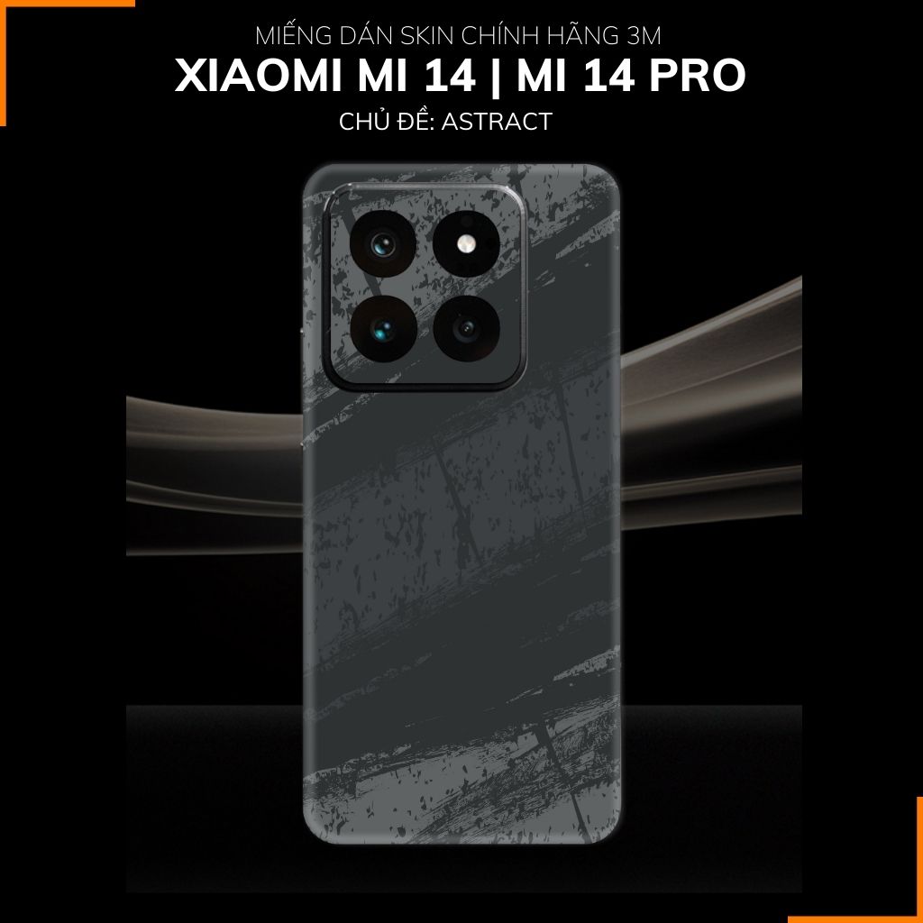 Dán skin điện thoại Xiaomi Mi 14 , Mi 14 Pro full body và camera nhập khẩu chính hãng USA in hình ASTRACT - SKD J02 phụ kiện điện thoại huỳnh tân store