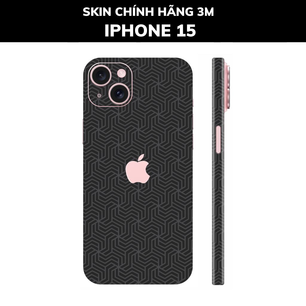 Dán skin điện thoại Iphone 15, Iphone 15 Plus full body và camera nhập khẩu chính hãng USA phụ kiện điện thoại huỳnh tân store - PATTEN TEXTURE 04 - Warp Skin Collection