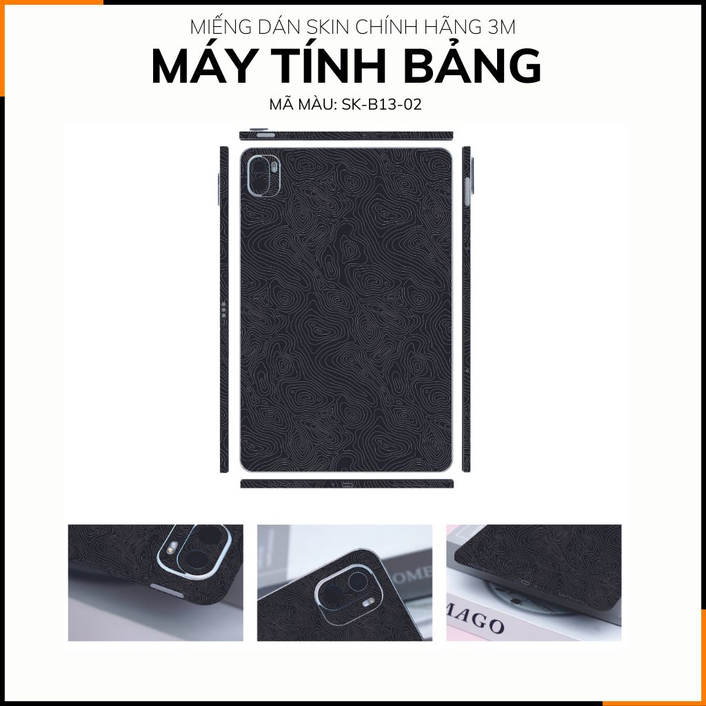 Dán skin máy tính bảng xiaomi, huawei, oppo, lenovo, google, microsoft, vivo  full body và camera chính hãng ORAFOL nhập khẩu từ ĐỨC MÁY TÍNH BẢNG  - MAP BLACK -  SK B13 02 phụ kiện điện thoại huỳnh tân store