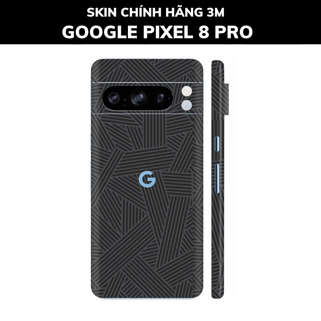 Dán skin điện thoại Pixel 8, Pixel 8 Pro full body và camera nhập khẩu chính hãng USA phụ kiện điện thoại huỳnh tân store - PATTEN TEXTURE 06 - Warp Skin Collection