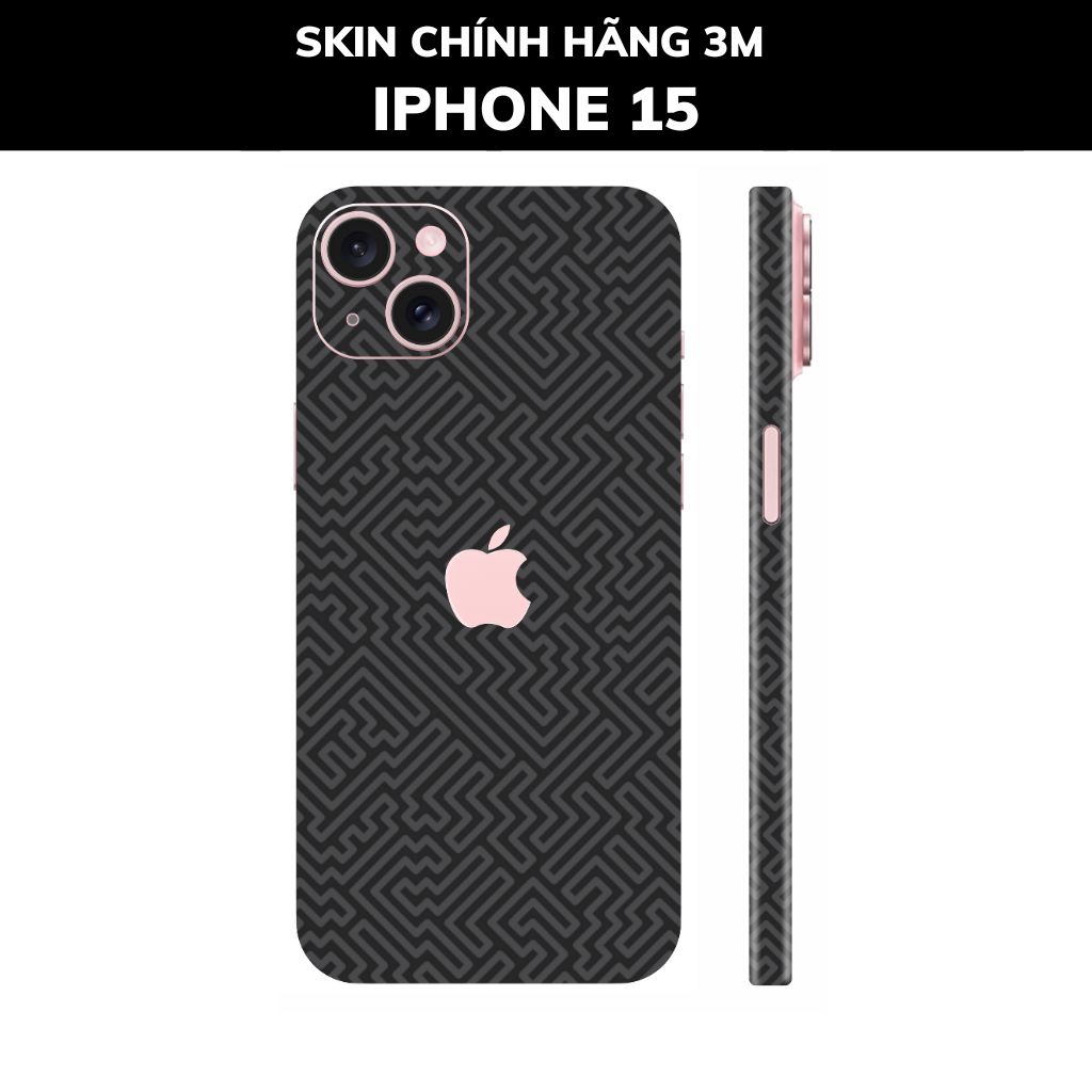 Dán skin điện thoại Iphone 15, Iphone 15 Plus full body và camera nhập khẩu chính hãng USA phụ kiện điện thoại huỳnh tân store - PATTEN TEXTURE 01 - Warp Skin Collection