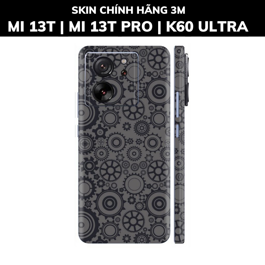 Dán skin điện thoại Mi 13T | Mi 13T Pro  | K60 Ultra full body và camera nhập khẩu chính hãng USA phụ kiện điện thoại huỳnh tân store - BÁNH RĂNG - Warp Skin Collection