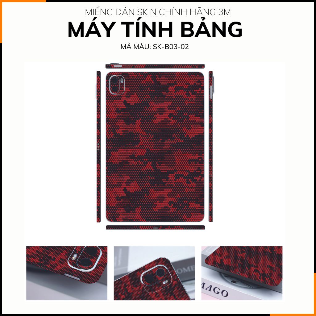 Dán skin máy tính bảng xiaomi, huawei, oppo, lenovo, google, microsoft, vivo  full body và camera chính hãng ORAFOL nhập khẩu từ ĐỨC MÁY TÍNH BẢNG  - MAMBA RED -  SK B03 03 phụ kiện điện thoại huỳnh tân store