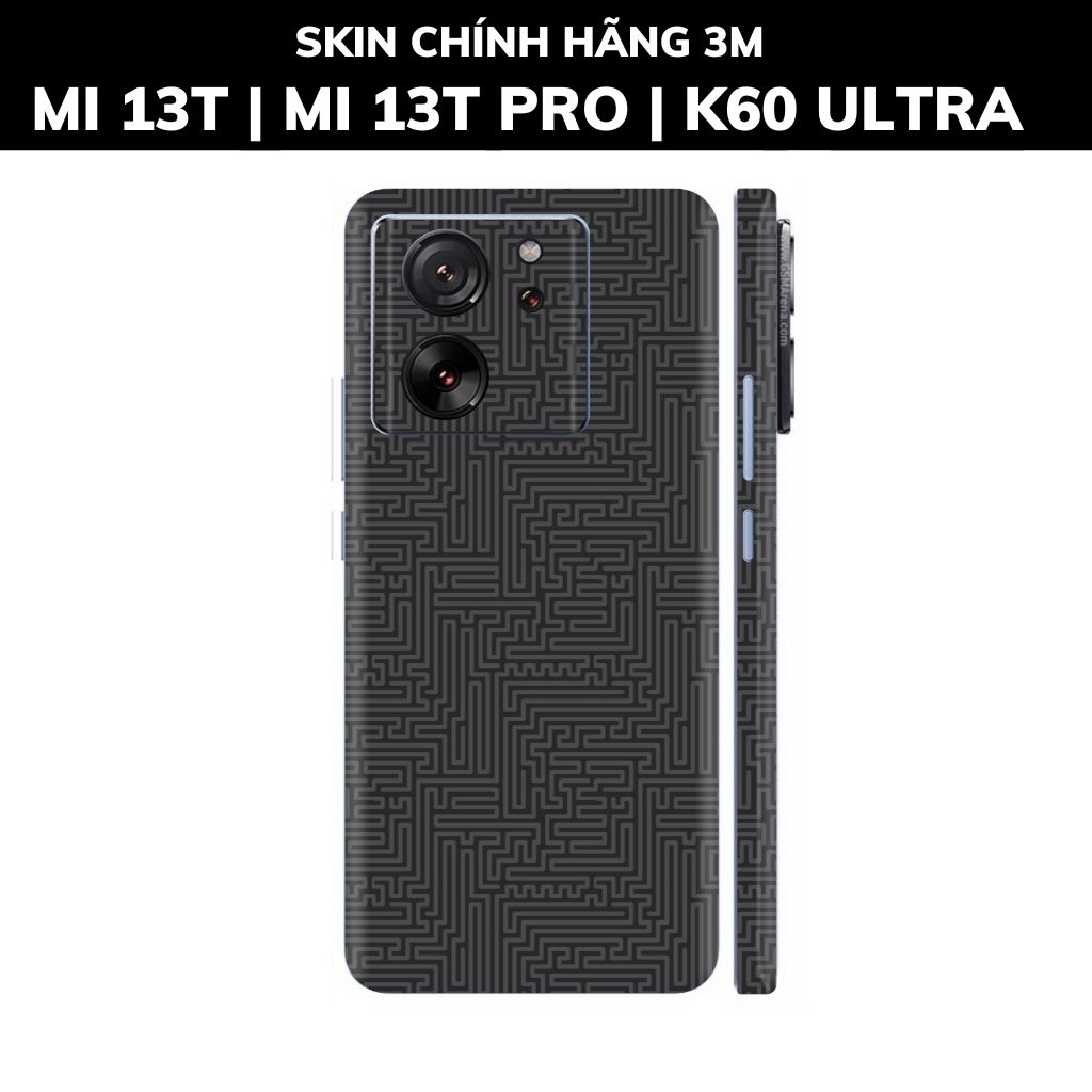 Dán skin điện thoại Mi 13T | Mi 13T Pro  | K60 Ultra full body và camera nhập khẩu chính hãng USA phụ kiện điện thoại huỳnh tân store -  PATTEN TEXTURE 03 - Warp Skin Collection
