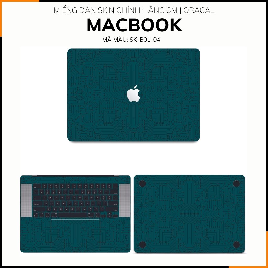 Dán skin macbook pro, macbook air chính hãng 3M nhập khẩu USA - SKIN 3M - MACBOOK - ELECTRIC GREEN  - SK B01 04 phụ kiện điện thoại huỳnh tân store