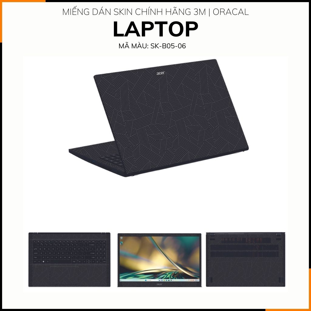 Dán skin laptop asus, dell , acer, hp, msi chính hãng ORAFOL nhập khẩu ĐỨC - SKIN 3M - LAPTOP - PATTEN TEXTURE 06 - SK-B05-06 phụ kiện điện thoại huỳnh tân store