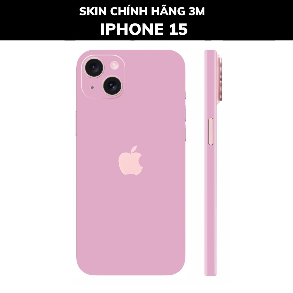 Dán skin điện thoại Iphone 15, Iphone 15 Plus full body và camera nhập khẩu chính hãng USA phụ kiện điện thoại huỳnh tân store - PASTEL PINK - Warp Skin Collection