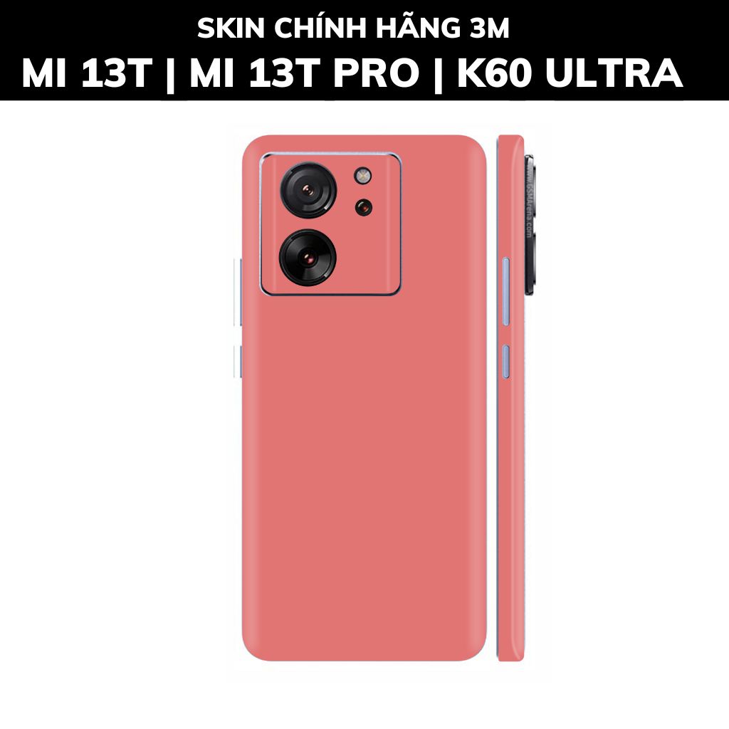 Dán skin điện thoại Mi 13T | Mi 13T Pro  | K60 Ultra full body và camera nhập khẩu chính hãng USA phụ kiện điện thoại huỳnh tân store - PASTEL RED - Warp Skin Collection