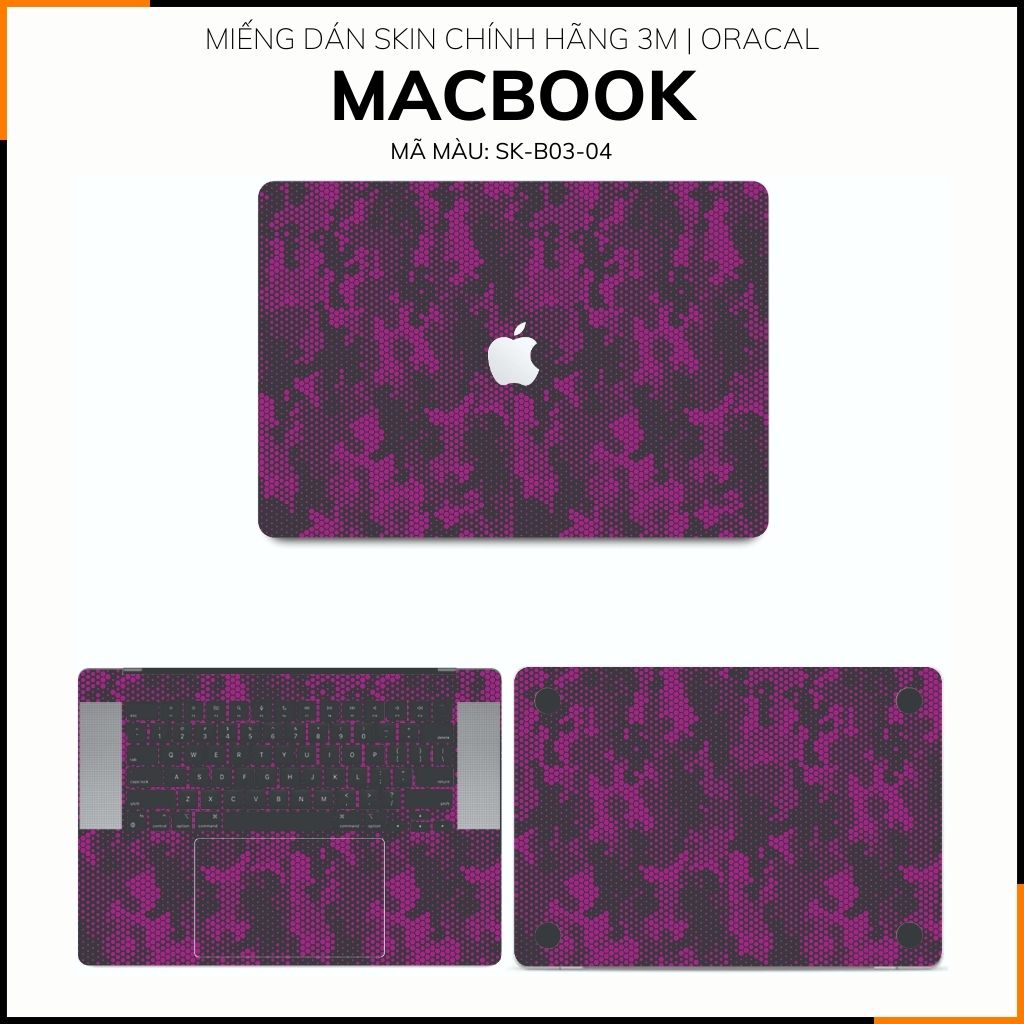 Dán skin macbook pro, macbook air chính hãng 3M nhập khẩu USA - SKIN 3M - MACBOOK - MAMBA PURPLE - SK-B05-04 phụ kiện điện thoại huỳnh tân store