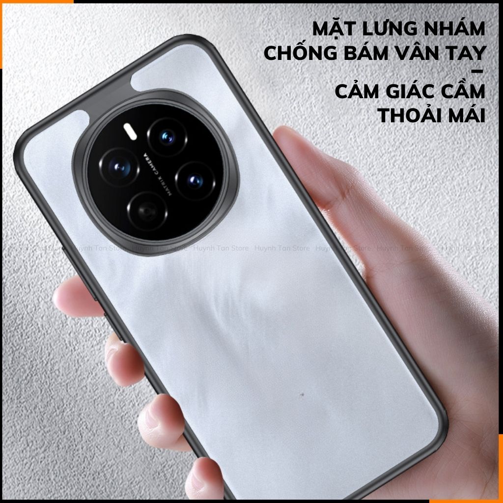 Ốp lưng honor magic 7 pro  chống sốc chống vân tay NHÁM VIỀN MÀU VER 2 bảo vệ camera
